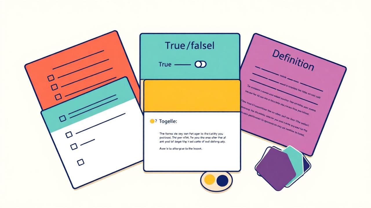Customizable Flashcards: Every Card Type You Need